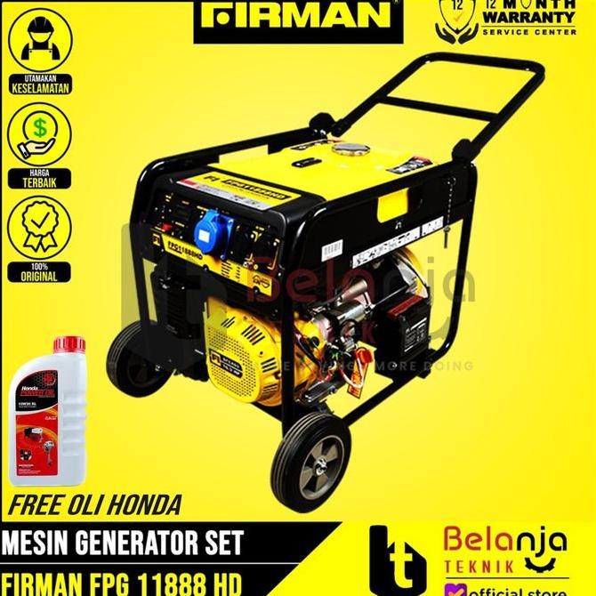 JINICHI- FIRMAN GENSET FPG 11888 HD Generator set 8000 Watt FPG11888HD