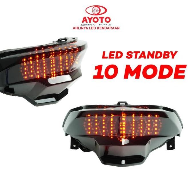 COD ( LIVE ) STOPLAMP FULL SET RUNNING MOTOR VARIO , BEAT FI/ESP , DAN DELUXE LED