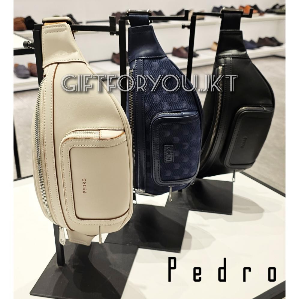 Tas Pedro Fred Sling Pouch Original Man Waist Sling Belt Bag Tas Pinggang Pria Cowok Laki Laki