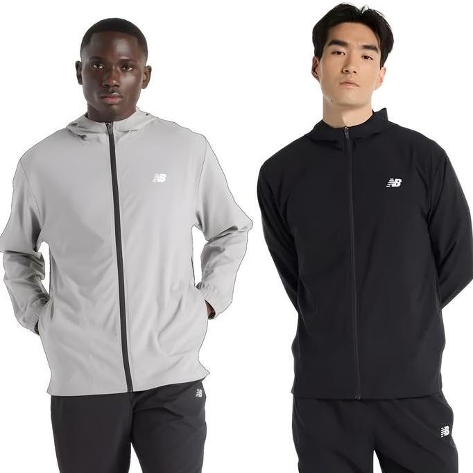 Jaket New Balance Sport Woven Men's Jacket Original Jaket Olahraga Pria AS