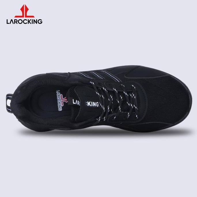 Larocking - Saka Hitam | Sepatu Sneakers Casual Gym