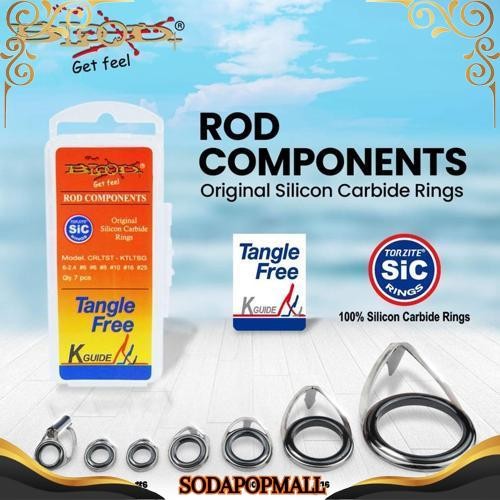 COD GUIDE SET BLOOD K-SERIES TORZITE SIC RINGS / isi 7pcs (Color SILVER / GUNSMOKE)