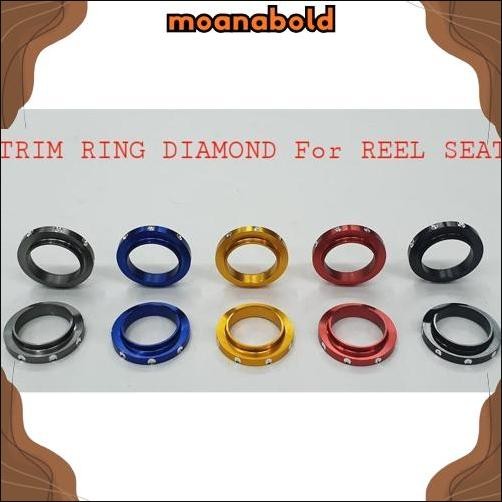 GROSIR WINDING CHECK WISH TRIM RING DIAMOND For REEL SEAT
