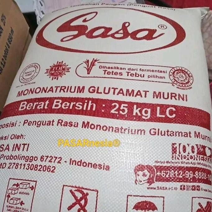 SASA MSG CURAH 25KG PENYEDAP RASA SASA MSG Instan Halal