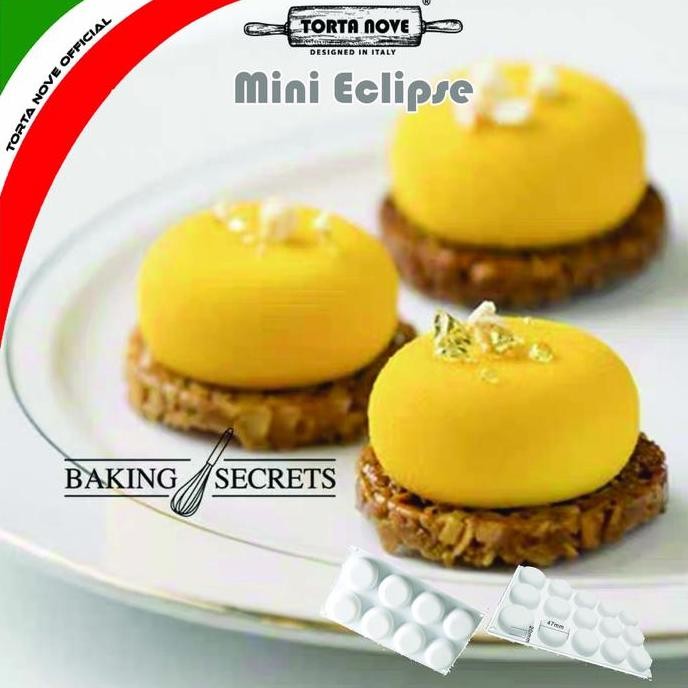 Cetakan kue silikon MINI ECLIPSE 7cm 4.7cm) Cetakan Cheese cake Neopolitan mirror cake glaze TORTA N
