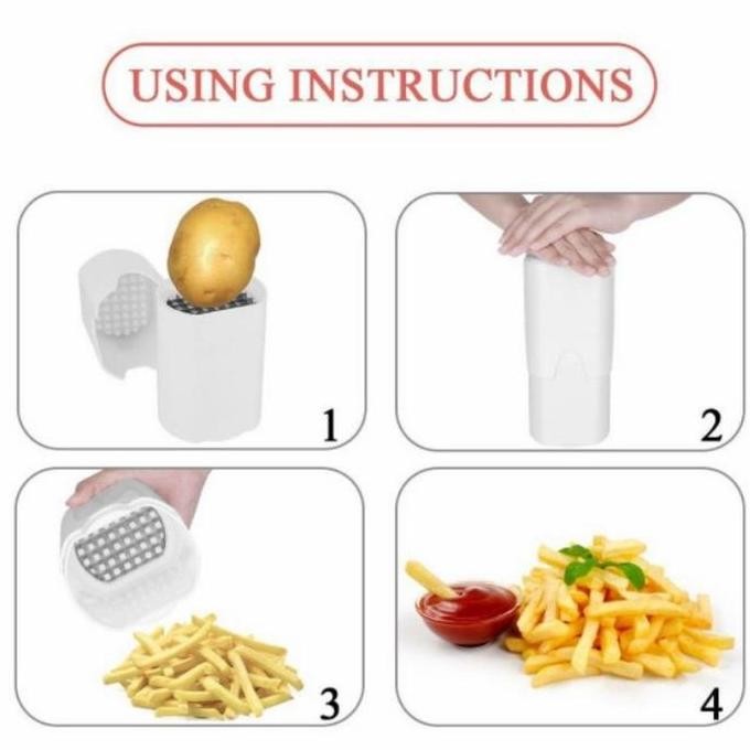 alat potong kentang goreng stik french fries serbaguna