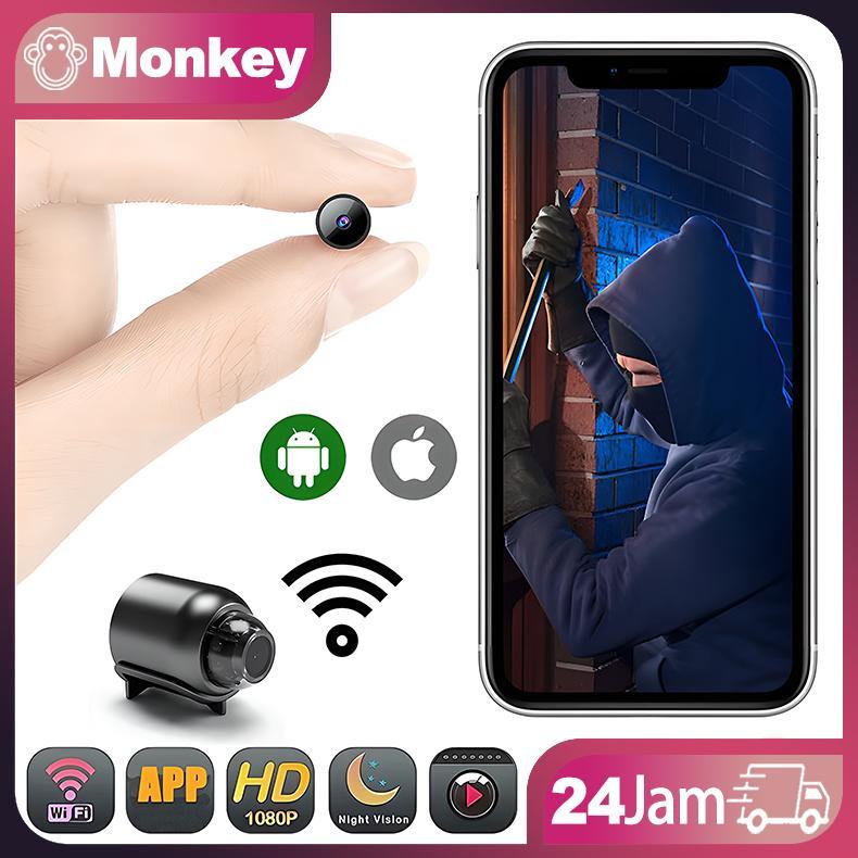 Pemotretan sudut super lebar CAMERA MINI WIFI HIDDEN CAMERA MINI CCTV Pemotretan 4K HD CAMERA WIFI M