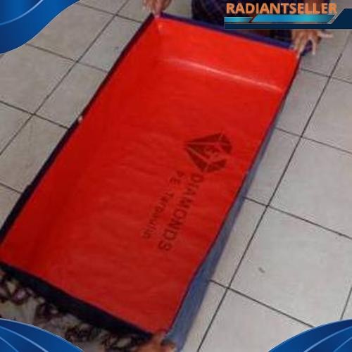 Ready Stock TERPAL KOLAM IKAN  A15 1x0,50x0,25/TERPAL KOLAM KOTAK ikan kecil/Terpal kotak mini tebal