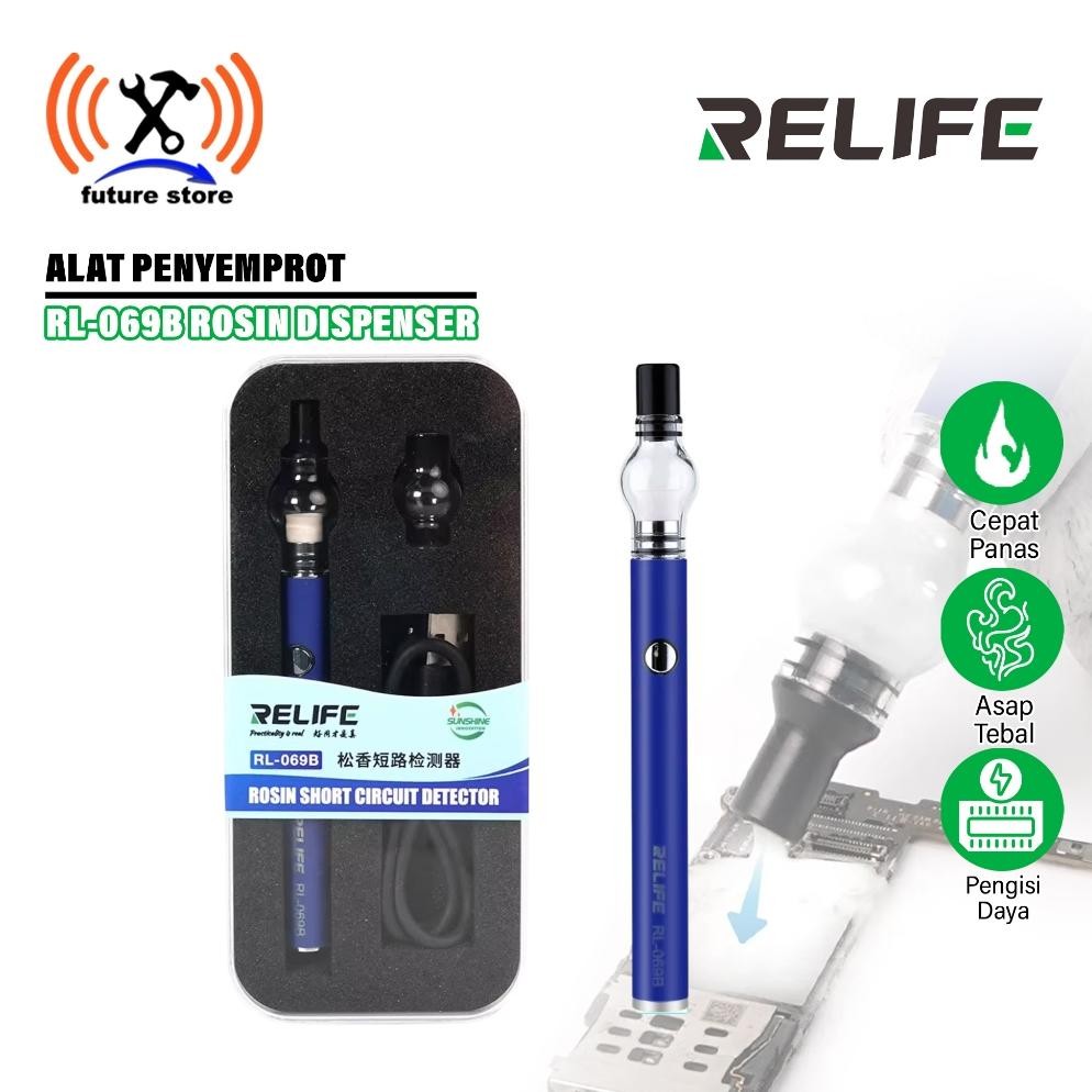 RELIFE RL-069B ROSIN DISPENSER SHORT CIRCUIT DETECTOR ORIGINAL - ALAT PELELEH ROSIN - ALAT PENYEMPRO