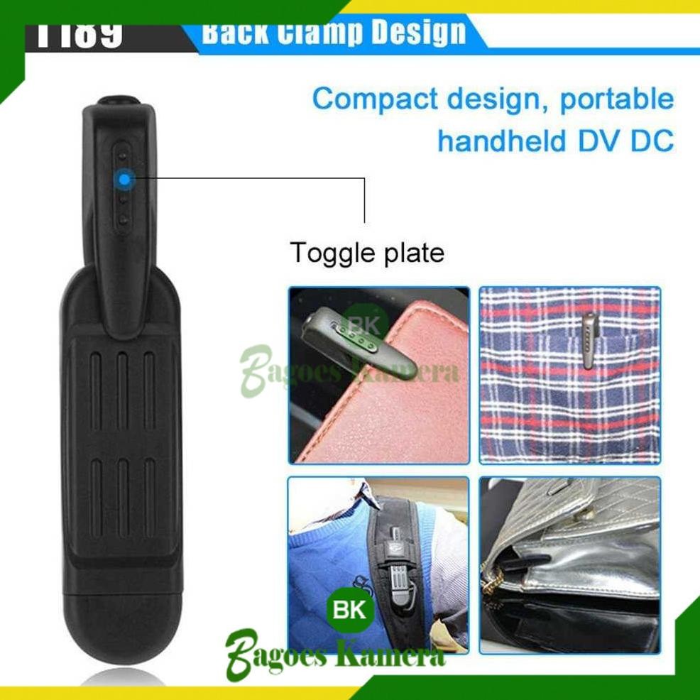 [BK] Arsmundi Kamera Pengintai Spy Camera Bentuk Pulpen Clip Bolpoint 1080P Kamera Pengintai Spy Cam
