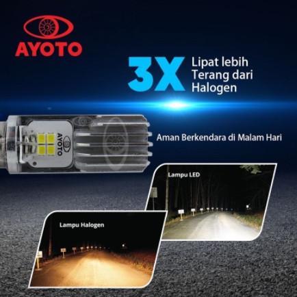 NEW ~ Lampu LED MOTOR ORIGINAL AYOTO M2B H6 AC/DC 8WATT+8WATT !