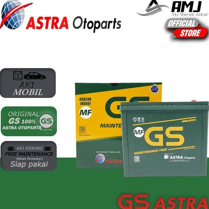 '' GS MF Astra Aki Mobil Toyota Avanza NS60 - 45Ah Aki Kering ''