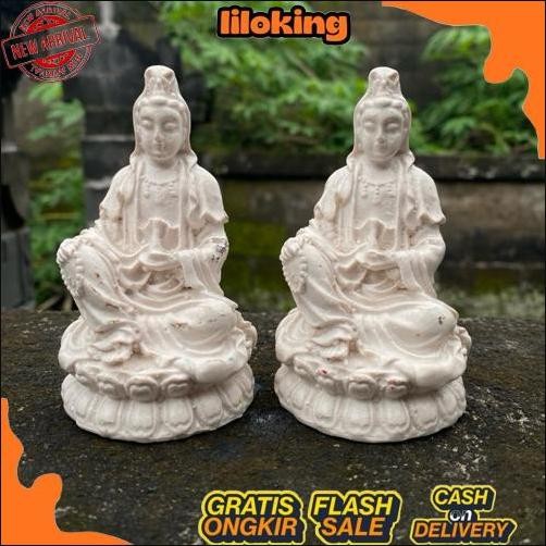 Ready Stock Patung Dewi Kwan Im Tinggi 9 cm - Patung Resin - Patung Dewi Kwan Im 9 cm - Dewi Kwan Im