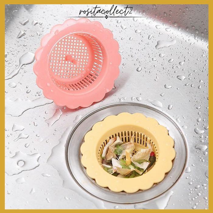 KERANJANG SARINGAN LUBANG BAK CUCI PIRING WASTAFEL SINK AFUR BY ROSITA COLLECT DUA