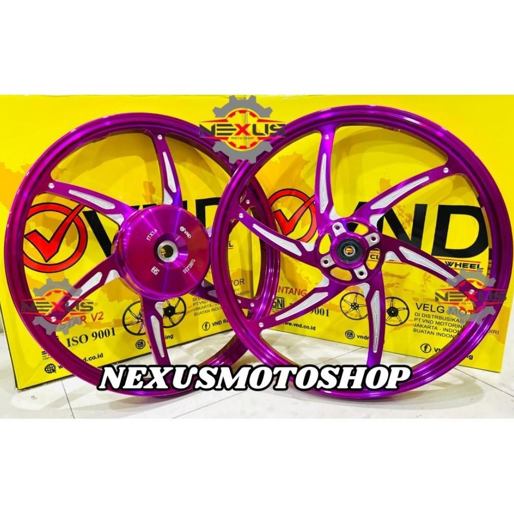 Velg Vnd Six Star V2 Ring 17 Vario 125/ Vario 150 / Vario 160 CBS 140x17 & 160x17 Velg Racing Vnd Si