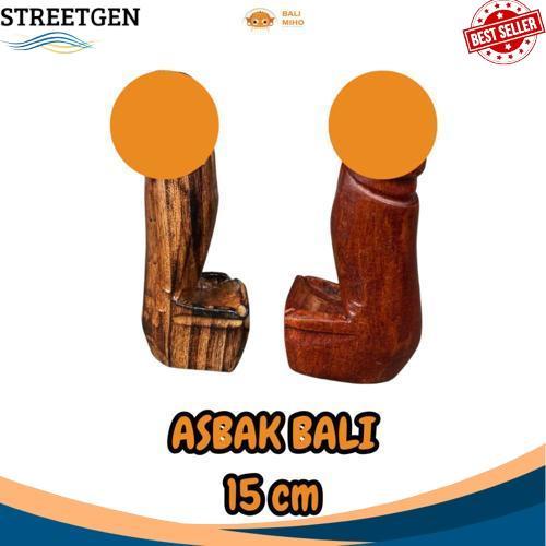 Gercep Asbak Bali Mini 15 cm - asbak rokok bali medium - Asbak Bali Kayu - Dekorasi Asbak Bali