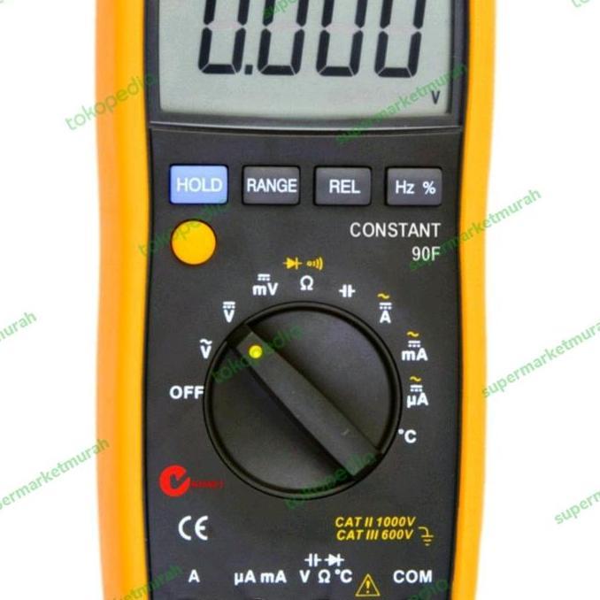 TERLARIS - GARANSI DMM90F 90 F CONSTANT DIGITAL MULTIMETER AVOMETER AUTO RANGE
