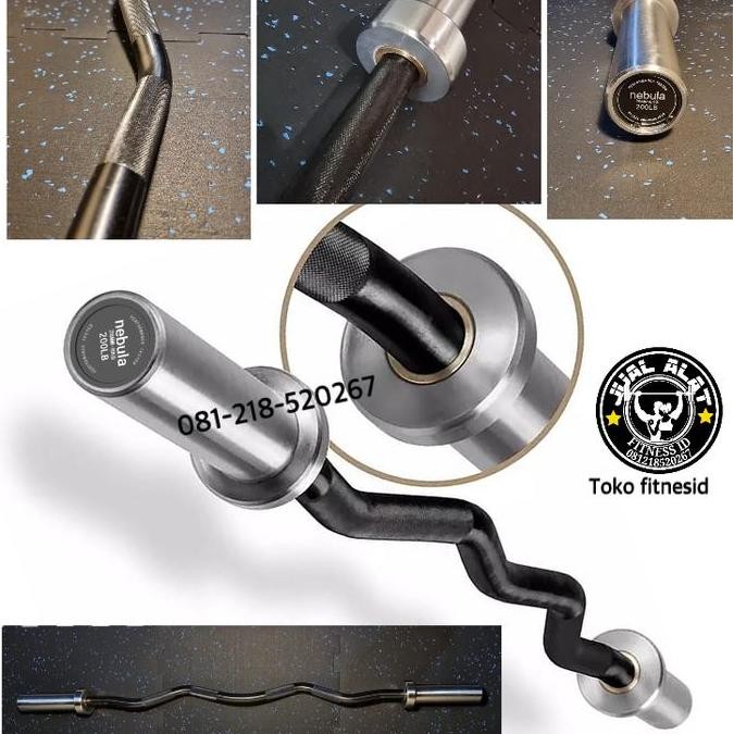 Premium Ez curl Barbell Nebula Promo