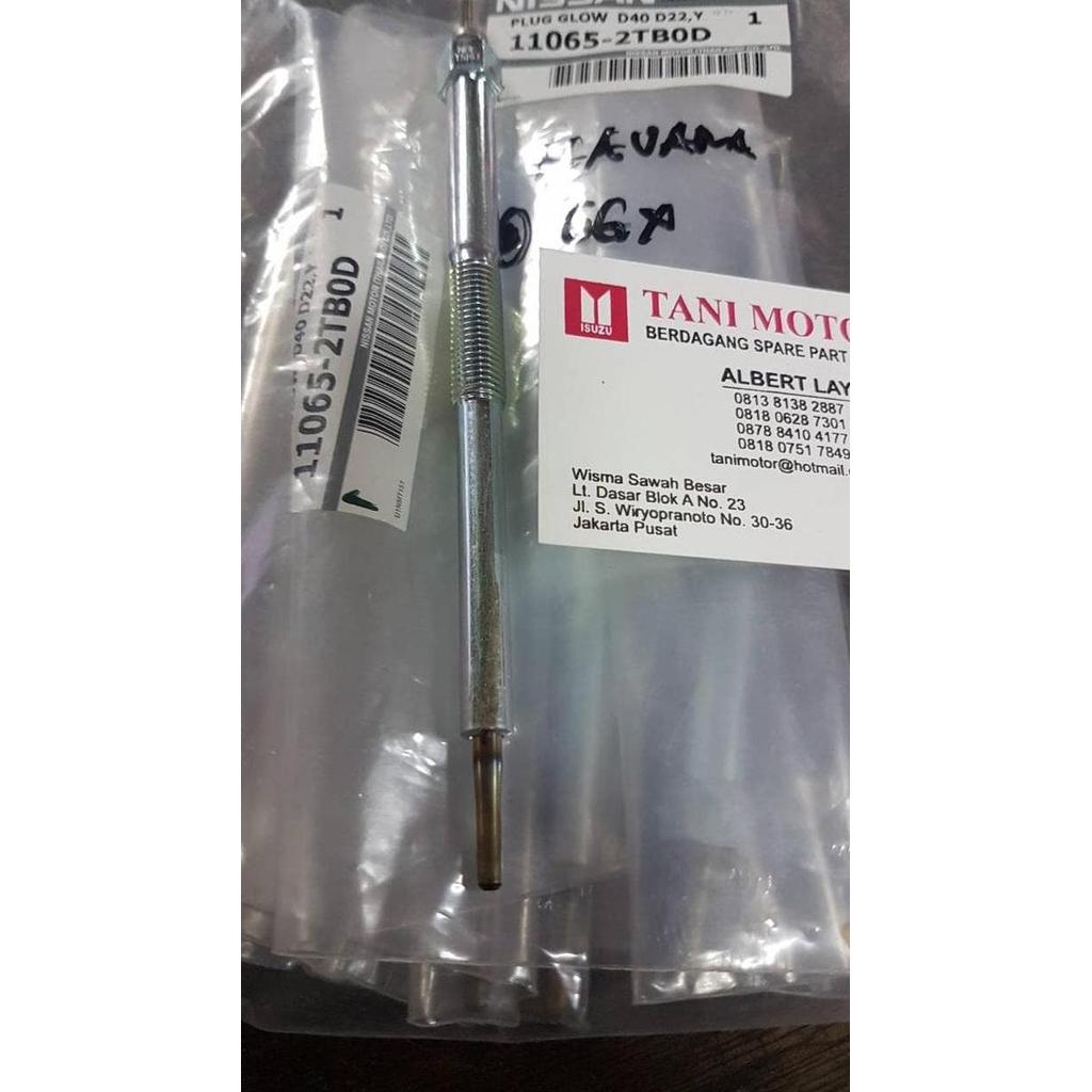 Busi Pemanas Plug Glow Nissan Navara D40 Asli Restock