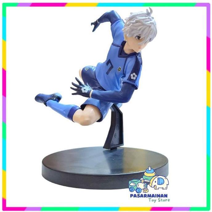 Figure Anime Blue Lock Seishiro Nagi 7 Miniatur pajangan