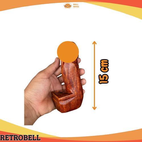 COD Asbak Bali Mini 15 cm - asbak rokok bali medium - Asbak Bali Kayu - Dekorasi Asbak Bali