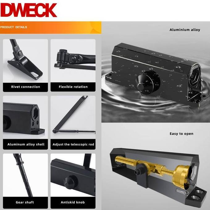 Door Closer Pintu Kaca Pintu Rumah Original Gerber