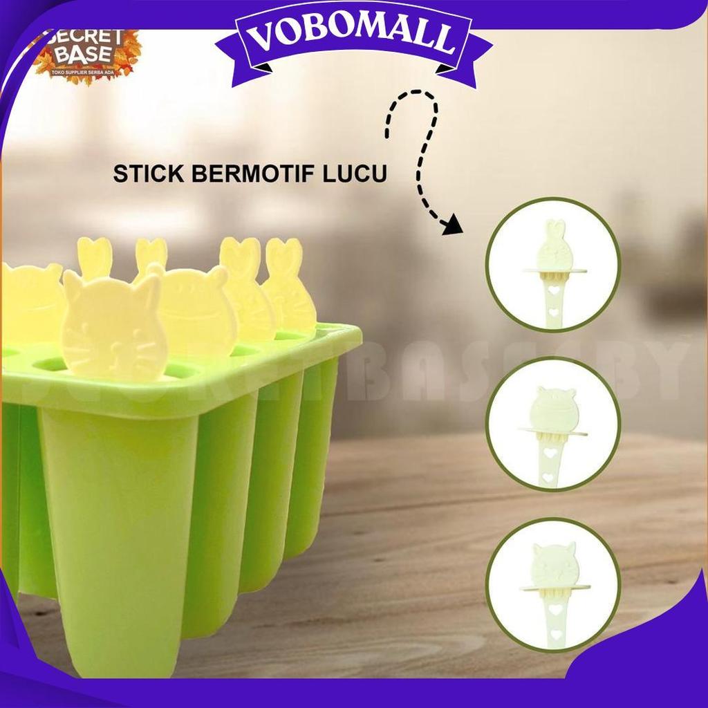 Cetakan Stik Es Krim - Isi 8 / Cetakan Es Krim / Cetakan Es Loli Ori