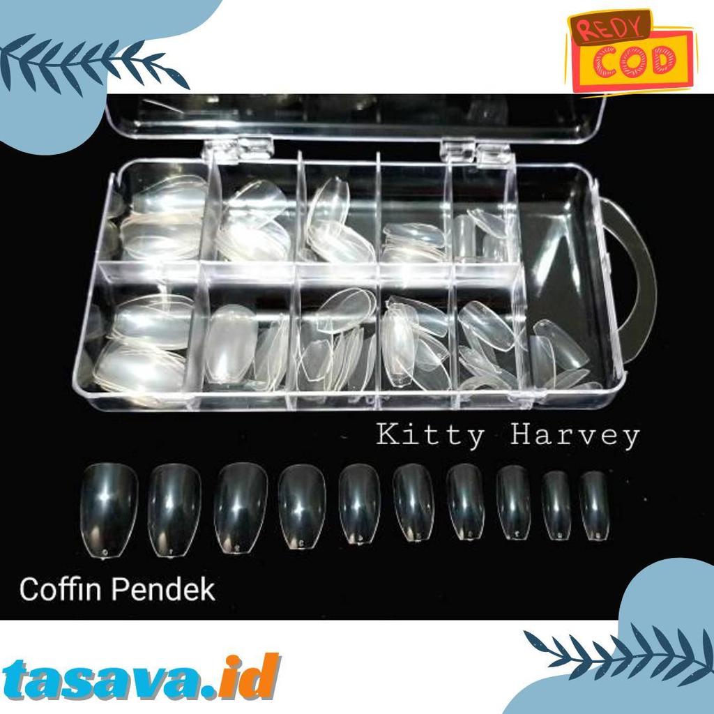 50% Off Kuku Palsu Polos Box Mika 100Pcs | Fake Nail | Nail Art