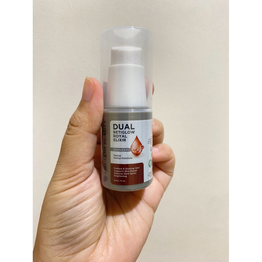 MS GLOW Dual Retiglow Royal Elixir Serum ORI PRELOVED