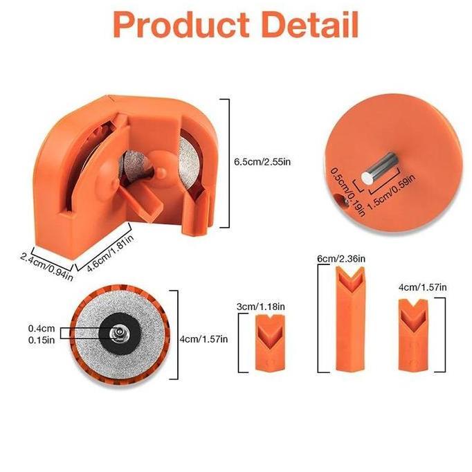 FINESSE Tools Pengasah Asah Mata Bor Drill/Alat Asah Mata Bor Besi Kayu Beton Sharpener Titanium Ori