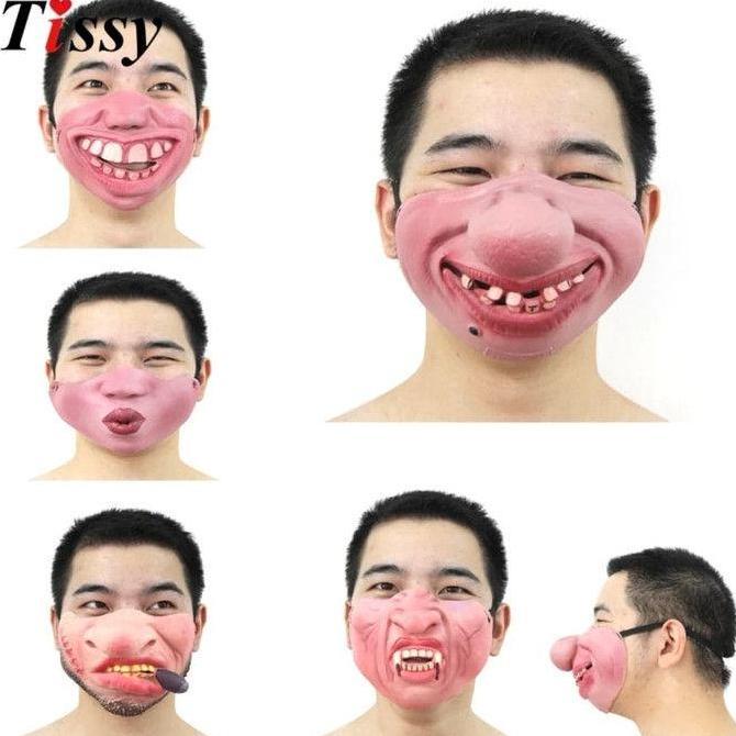 Original Masker Topeng 3D Lucu HS