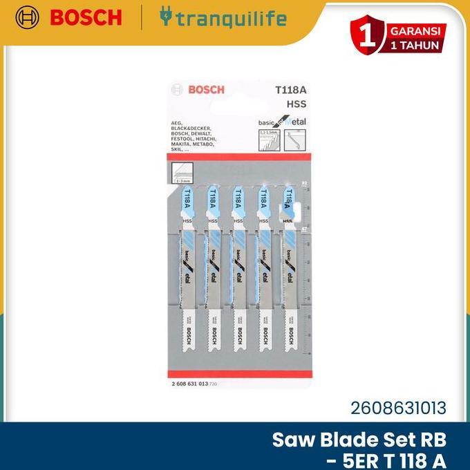 Bosch T 118 Mata Gergaji Jigsaw T118A Jigsaw Blade for Metal Logam