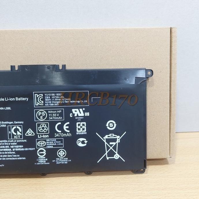 Baterai HP 14s-dk0075AU 14s-dk0127AU 14s-dk1510AU 14s-dk0126AU -HRCB Aksesoris deskop dan laptop