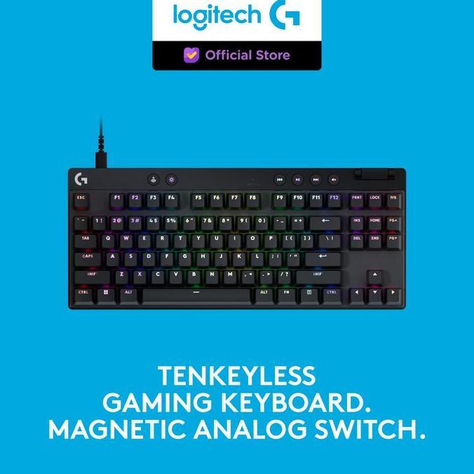 '' Logitech G PRO X TKL RAPID dengan Switch Analog Magnetik, Mode Rapid Trigger, serta Aktuasi dan P