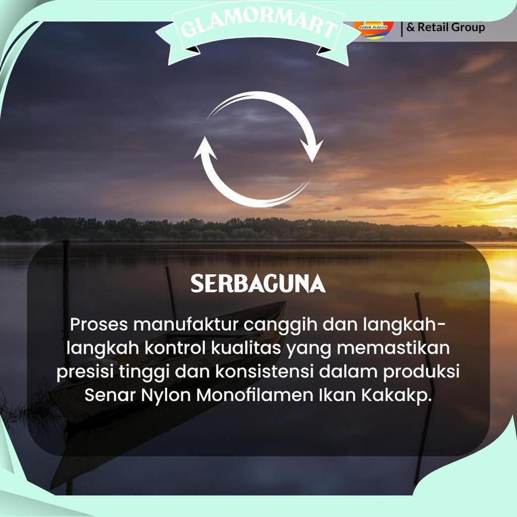Senar Cap Ikan Kakap  Ukuran 6000 (150)  Per Roll /Tali Senar Pancing / Senar Layangan Ori