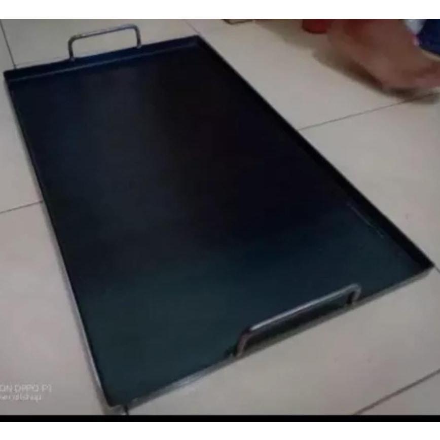 WAJAN ROTI BAKAR 2 TUNGKU/ROTI JHON/KOTAK/BARBERQUE/ LOYANG KOTAK TEBAL 40x60 peralatan dapur