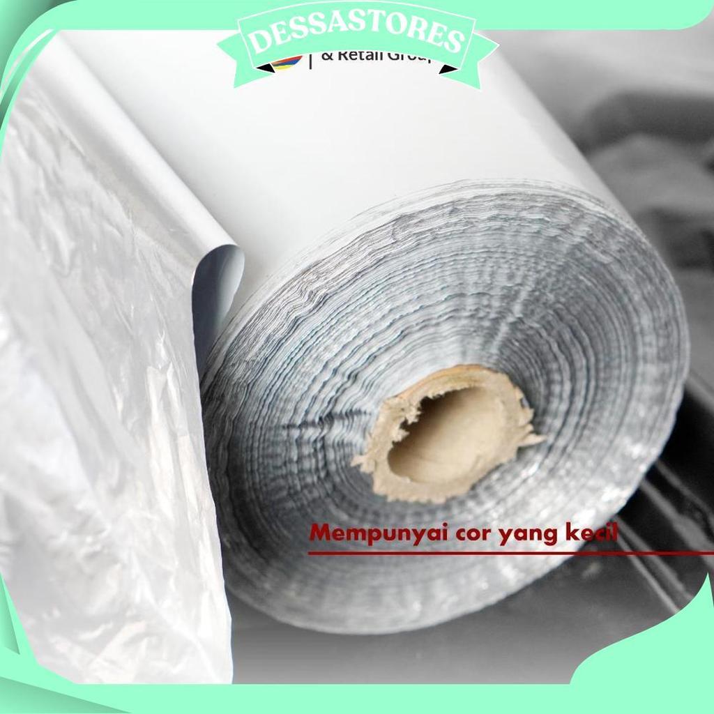 Premium  Plastik Mulsa Perak  1 Roll 8 Kg Mulsa Grenjeng Lebar 90 Cm Cod