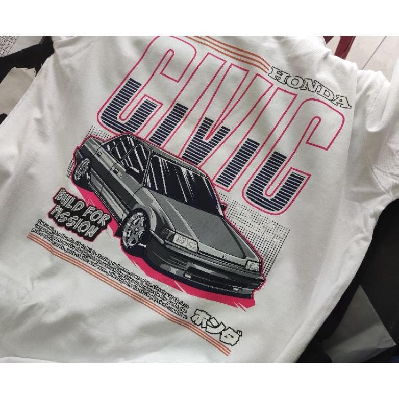 Kaos Mobil Kaos JDM Kaos otomotif Kaos Civic EG6 Grand civic