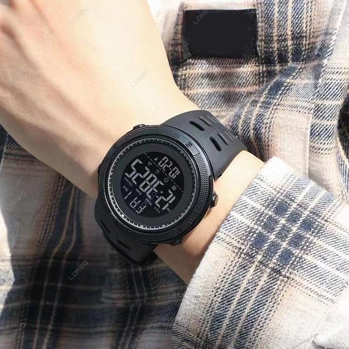 Loreo - Jam Tangan Sport Pria Jam Tangan Digital Rubber Fashion Men's Watches
