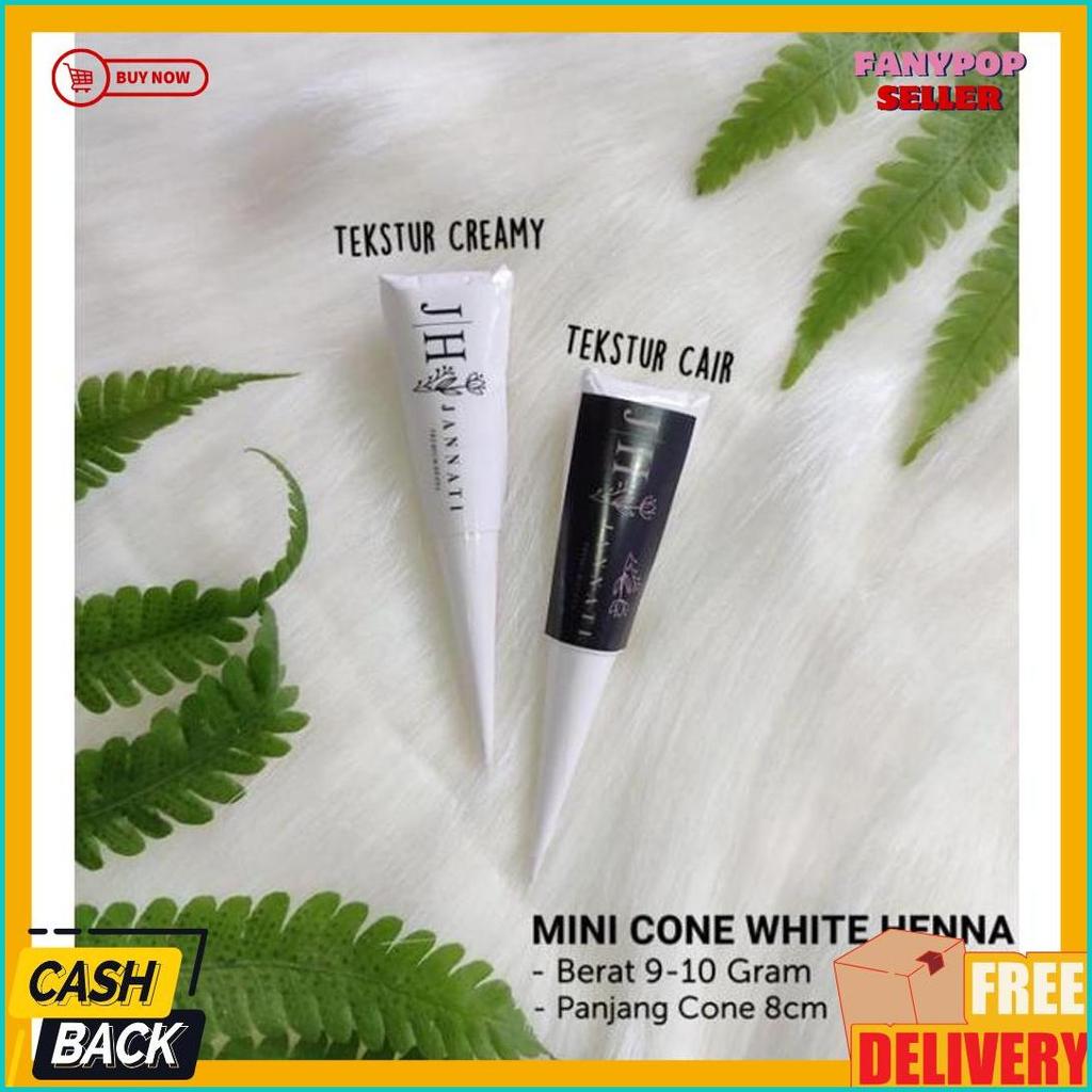 50% Off "Jannati Henna" White Henna Jannati Mini Cone White Henna White Henna Waterproof