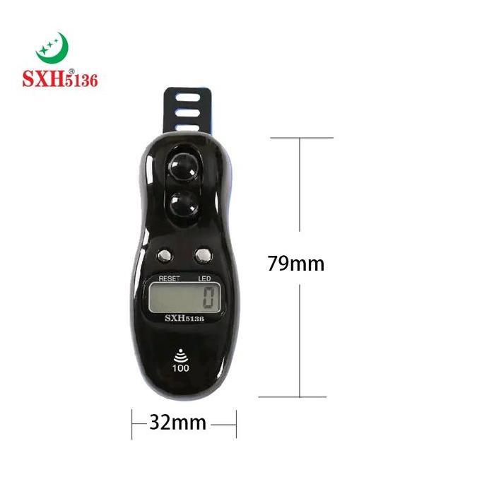 DB39>> SXH tasbih digital LED 100 bunyi kayu 3003