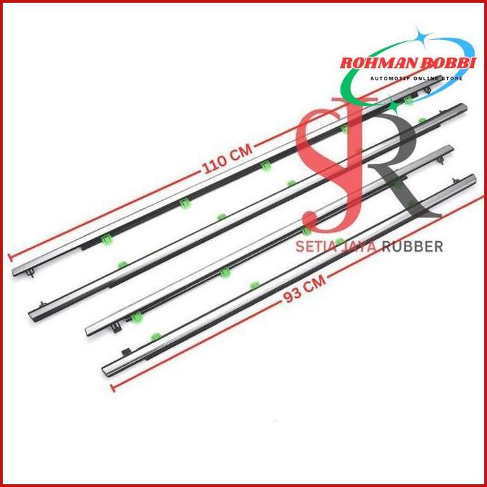 Yok Di Co. Pelipit Kaca Luar Mobil Mobil Crv Gen 3 2007-2012 Weather Strip Mobil Crv