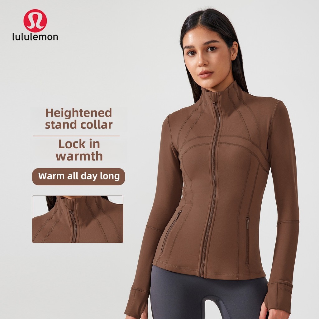New Arrival 2026 LuluLemon Yoga Sports Jacket Women Stretch Running Fitness Yoga Long Sleeve Top Jac