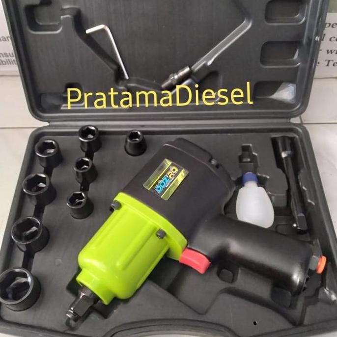 LOLOPECHKA Impact air wrench set kit DOZIRO ZW-850 1/2" alat buka pasang baut