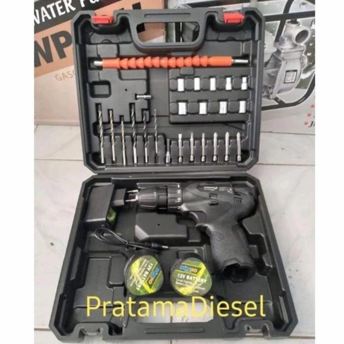 LOLOPECHKA Bor cas set DOZIRO 12volt 2baterai//Cordless drill set DOZIRO