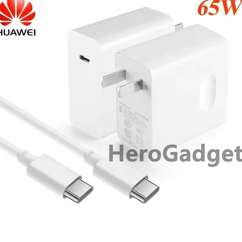 Huawei Charger Laptop 65W 90W Matebook D14 D15 D16 Original Aksesoris deskop dan laptop