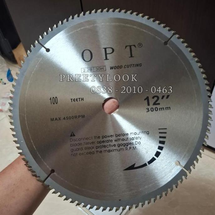 RORONOA Pisau Gergaji Bundar 12 Inch x 100 T / TCT Mata Gergaji kayu 12 inch.