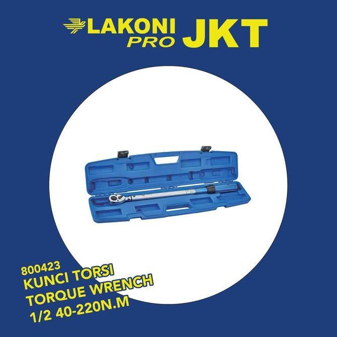 800423 LAKONI PRO KUNCI TORSI TORQUE WRENCH 1/2 40-220N.M
