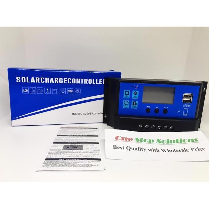 VEGAPUNK- SOLAR PANEL CHARGER CONTROLLER PANEL SURYA 50A 12V 24V