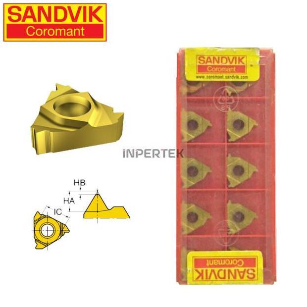 CLOUD Insert R166.OL 16AC01F SANDVIK Pahat Bubut R166 OL16 AC01F Ulir Dalam